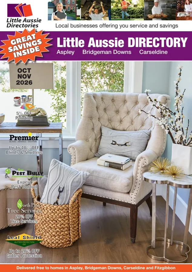 Aspley October–November 2026 directory cover