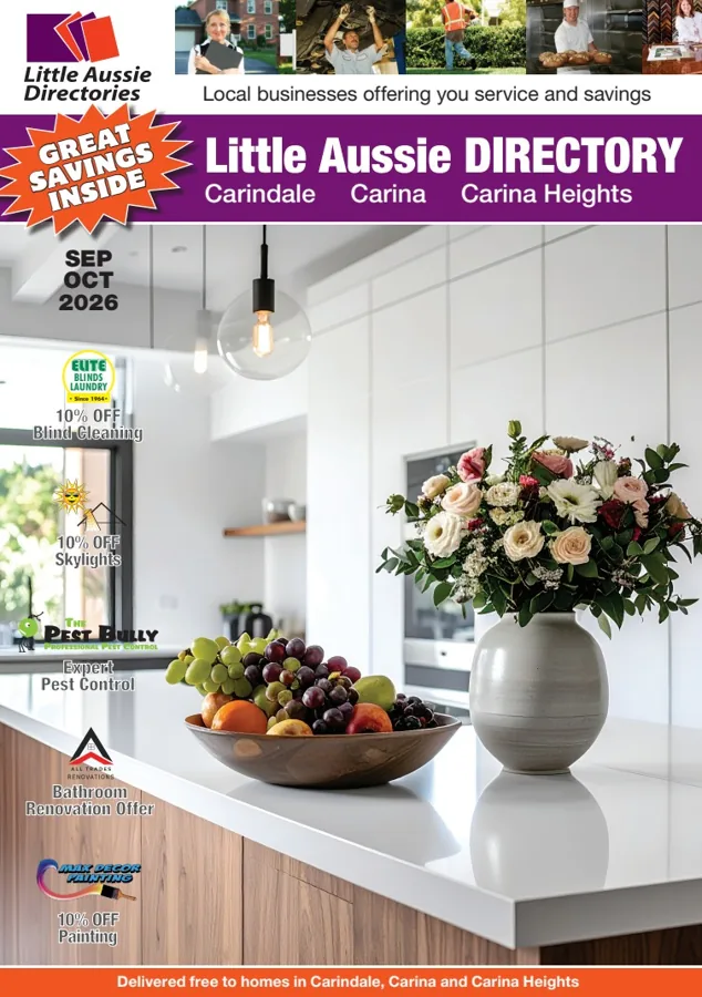 Carindale September–October 2026 directory cover
